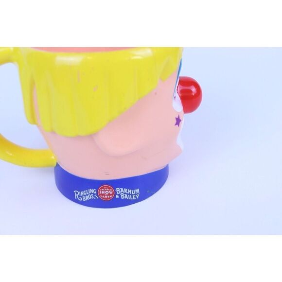 Ringling Bros Barnum & Bailey Circus Clown Plastic Cup Mug Red Bottom Rare - Picture 4 of 5